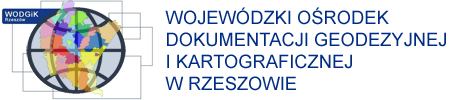 Logo wojewódzki ośrodek dokumentacji geodezyjnej i kartograficznej w Rzeszowie
